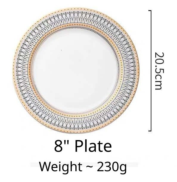 Assiette 8"