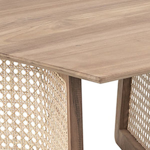 Tectona hình chữ nhật mây Bàn cà phê 225,5x225,5x14 "Gỗ Tếch kết thúc - Product Image 3