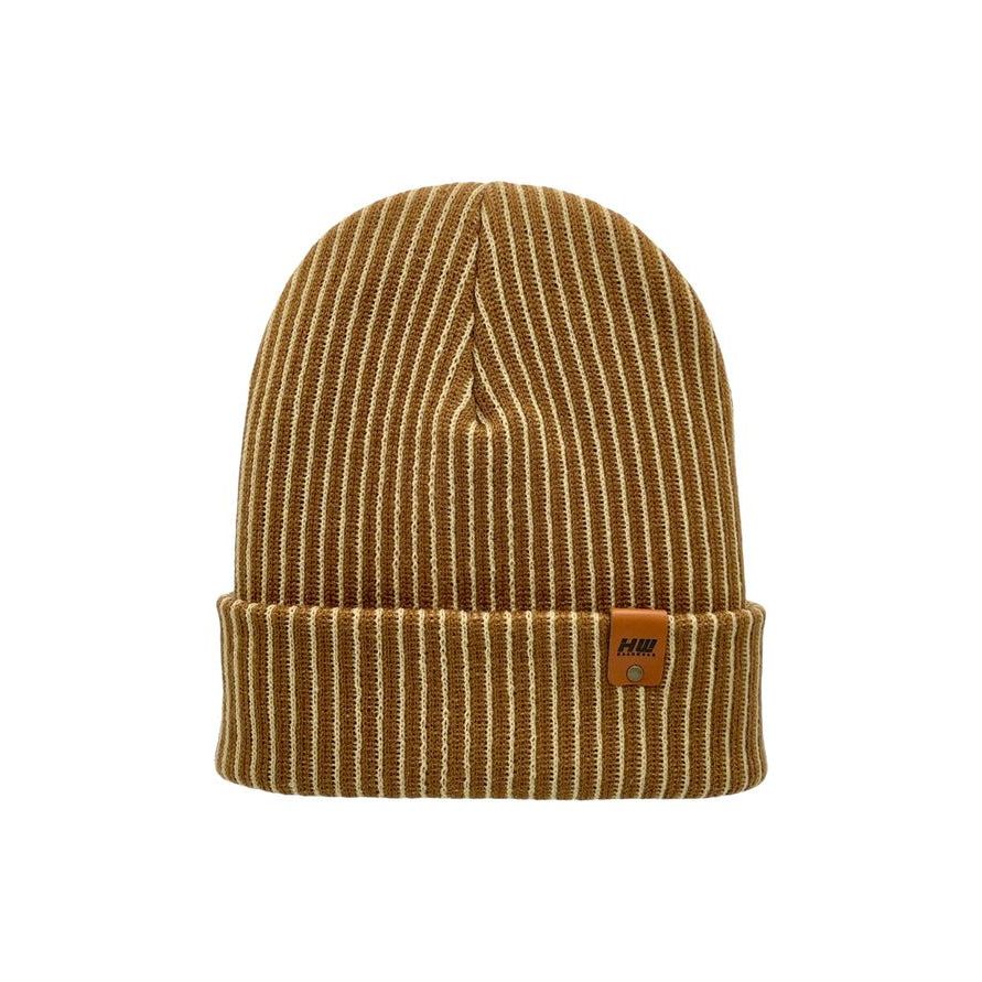 Traditional Wide Ribbed Beige Brown Color