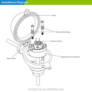 Transmisor DC 24V RTD PT100 Sensores de temperatura de 0-200 grados para mediciones en varios entornos - Product Image 2
