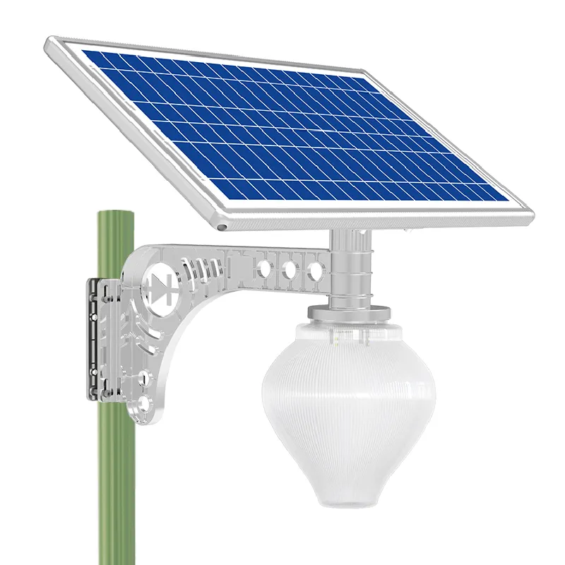 Zonne-Energie Tuinlamp Buiten Met Lifepo4 3500K Ip66 15W Zonne-Energie Perzik Lamp