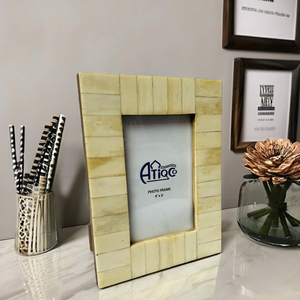 Pháp vani gạch khung ảnh ngà Dải khung Khắc Xương Inlay gỗ khung hình chữ nhật hình ảnh gương hợp thời trang hình ảnh chủ - Product Image 2