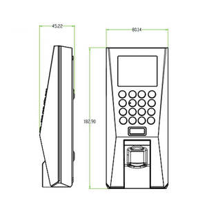 Zugangs kontroll system für biometrische Finger abdrücke TCP/IP ZK Zeiter fassung terminal Intelligente Tür zugangs kontrolle