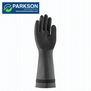 Parkson安全PG-028516台湾製頑丈超滑り止めパターン100% ラテックスハンドプロテクション工業用手袋