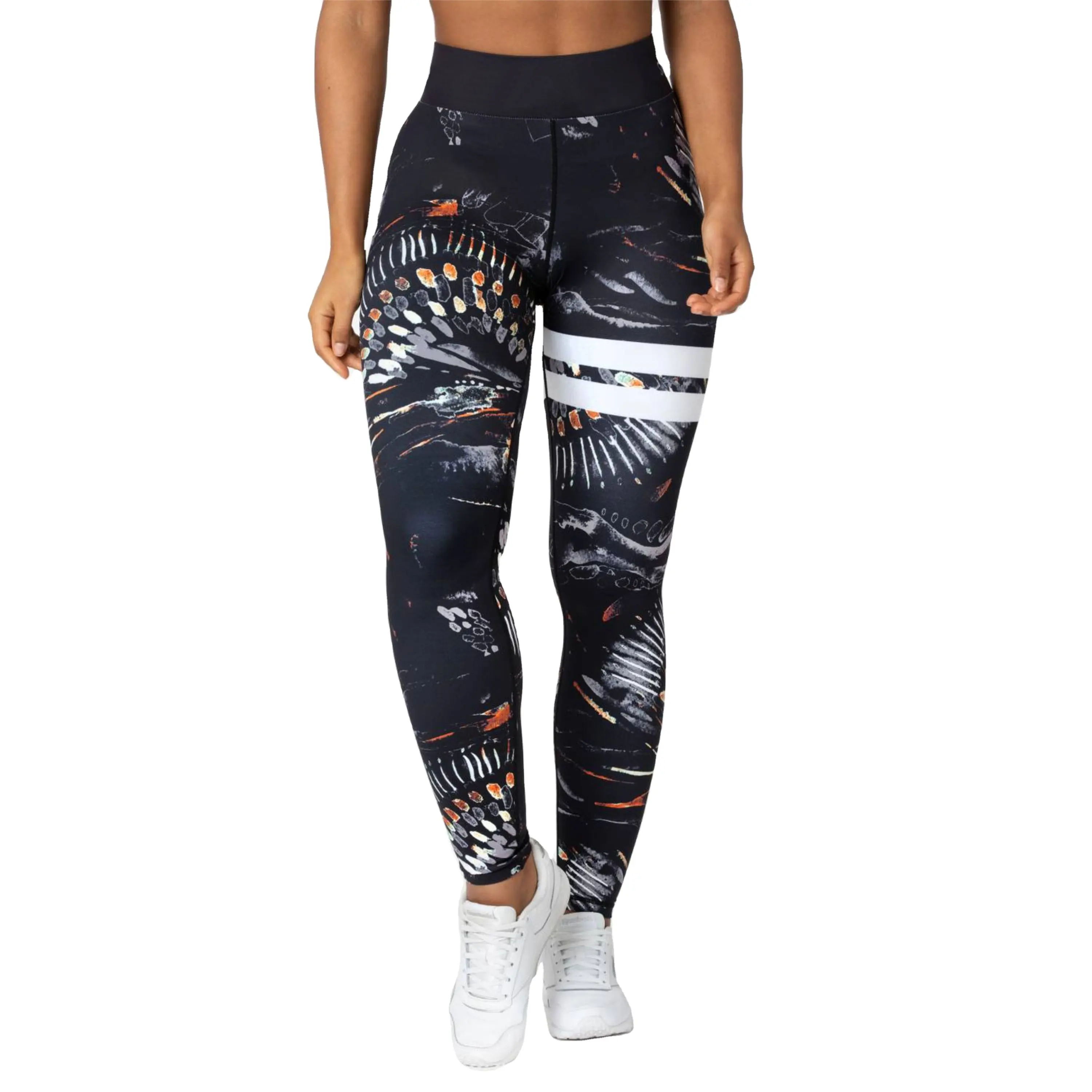 Leggings de Yoga à imprimé Sublimation peau de serpent pour femmes, contrôle du ventre, 4 voies, pantalon taille haute, Double brosse, vêtements de sport de Fitness