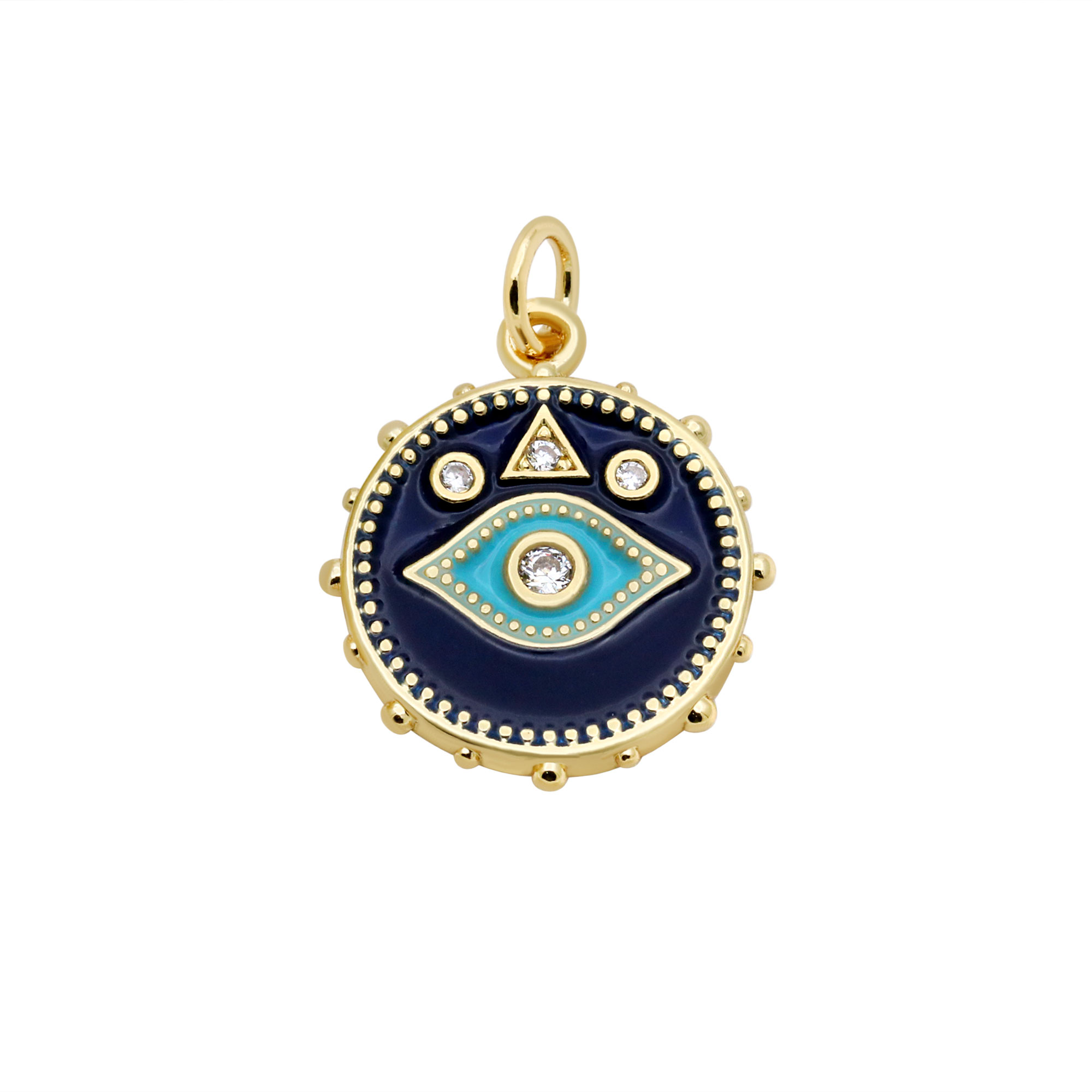 Sun Devil's Blue Enamel Eyes