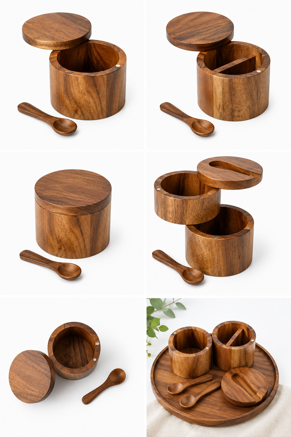 Bois naturel, Brun noyer, Brun foncé