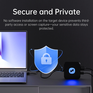 AweSun Hardware Based Smart KVM Switch Q0.5 Secure Control for Offline Systems Supports Multiple Devices for <strong>HDMI</strong> <strong>Input</strong> <strong>Output</strong>