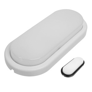 经济型防水IP65椭圆形发光二极管隔板灯8w 12w 15w 18w 20w超薄户外现代壁灯，设计简单