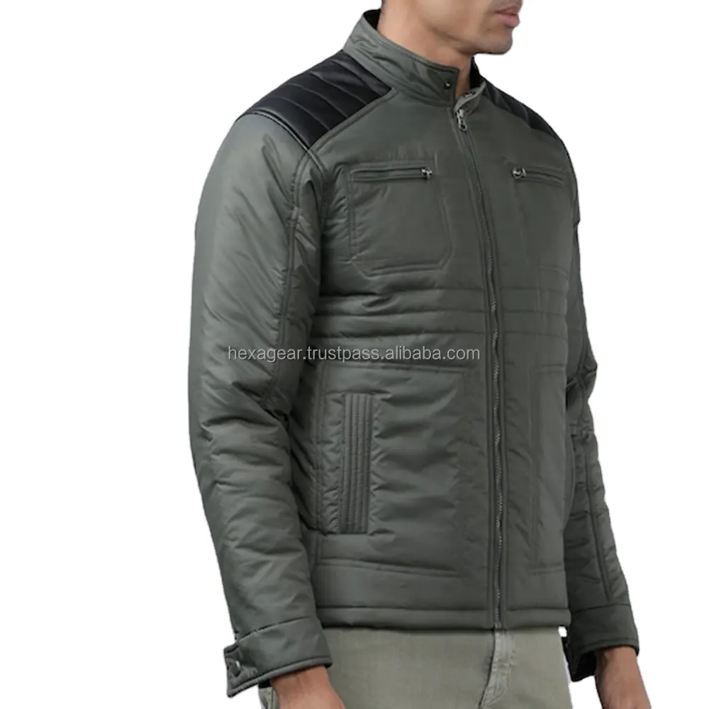 Hexa Pro Gear Zipper Up Projetado Vários Bolsos Alaska Puffer Casacos Especialmente Para Homens's