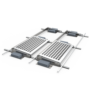 Sistemas de montaje de techo con balasto solar de fácil instalación Sistema de montaje solar Soporte de panel solar de techo plano - Product Image 2