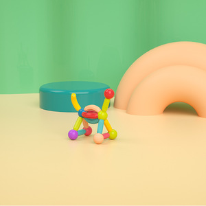 Sáng Tạo Tự Làm Lắp Ráp 3D Xây Dựng Từ Thanh Và Bóng Đồ Chơi Thiết Lập Giáo Dục Gốc Từ Chơi Làm Bằng Nhựa Bền - Product Image 4