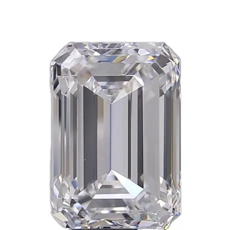 Diamante smeraldo 4.14ct F colore VS1 purezza certificato IGI TYPE2A 541276215