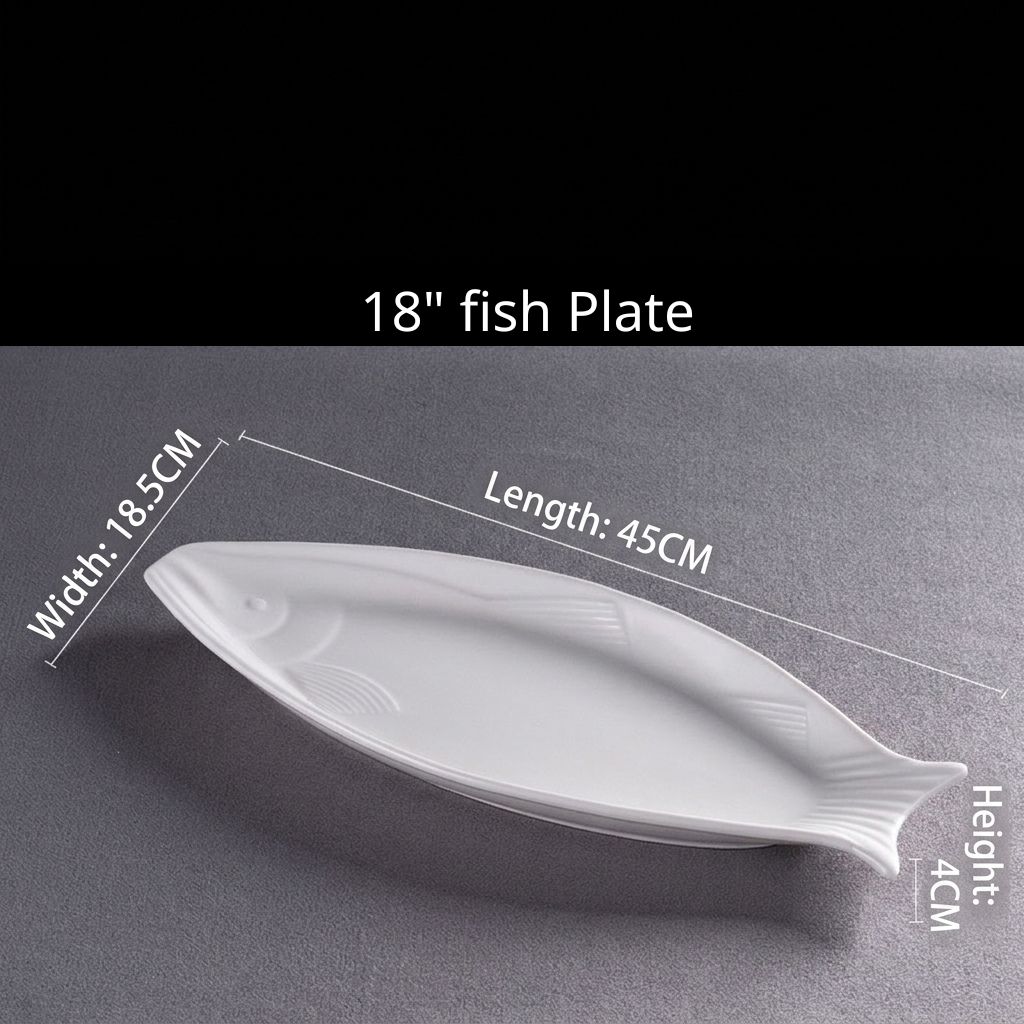 18" fish Plate