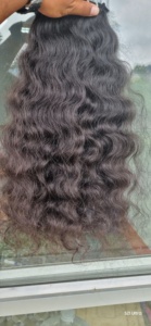 南インドレミーシングルウェイビーヘアエクステンション生テンプルバージンカーリーヘアプレミアム品質シングルドローウェーブカールスタイル