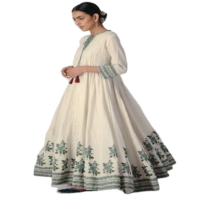 Vestido largo anarkali de estilo paquistaní para mujer, ropa de fiesta con bordado, último diseño pesado, traje de noche con dupatta