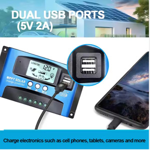 Интеллектуальный USB-дисплей, 12 В, 24 В, 48 В, 10 А, 20 А, 30 А, 40 А, 60 А, 80 А, 100 А - Product Image 6