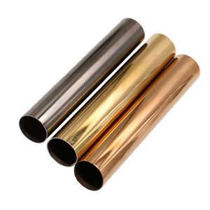<strong>19mm</strong> Colored Thin Wall Stainless Steel Tubing 316 410 304 Custom square Rectangular Round Railing Decorative Welded Tube Ss <strong>Pipe</strong> - Product Image 2