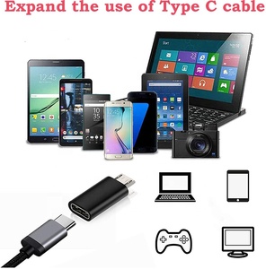 充電およびデータ転送用のUSB2.0マイクロBオス-タイプCメスミニアダプターのOEMホットセール... - Product Image 5