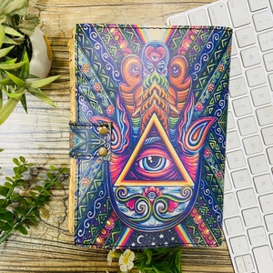 Tùy Chỉnh In Da Tạp Chí Du Lịch Máy Tính Xách Tay Cho Tình Yêu Artiest Cuốn Sách Tạp Chí Với Deckle Cạnh Giấy Cho Ghi Chú Món Quà Tốt Nhất - Product Image 3