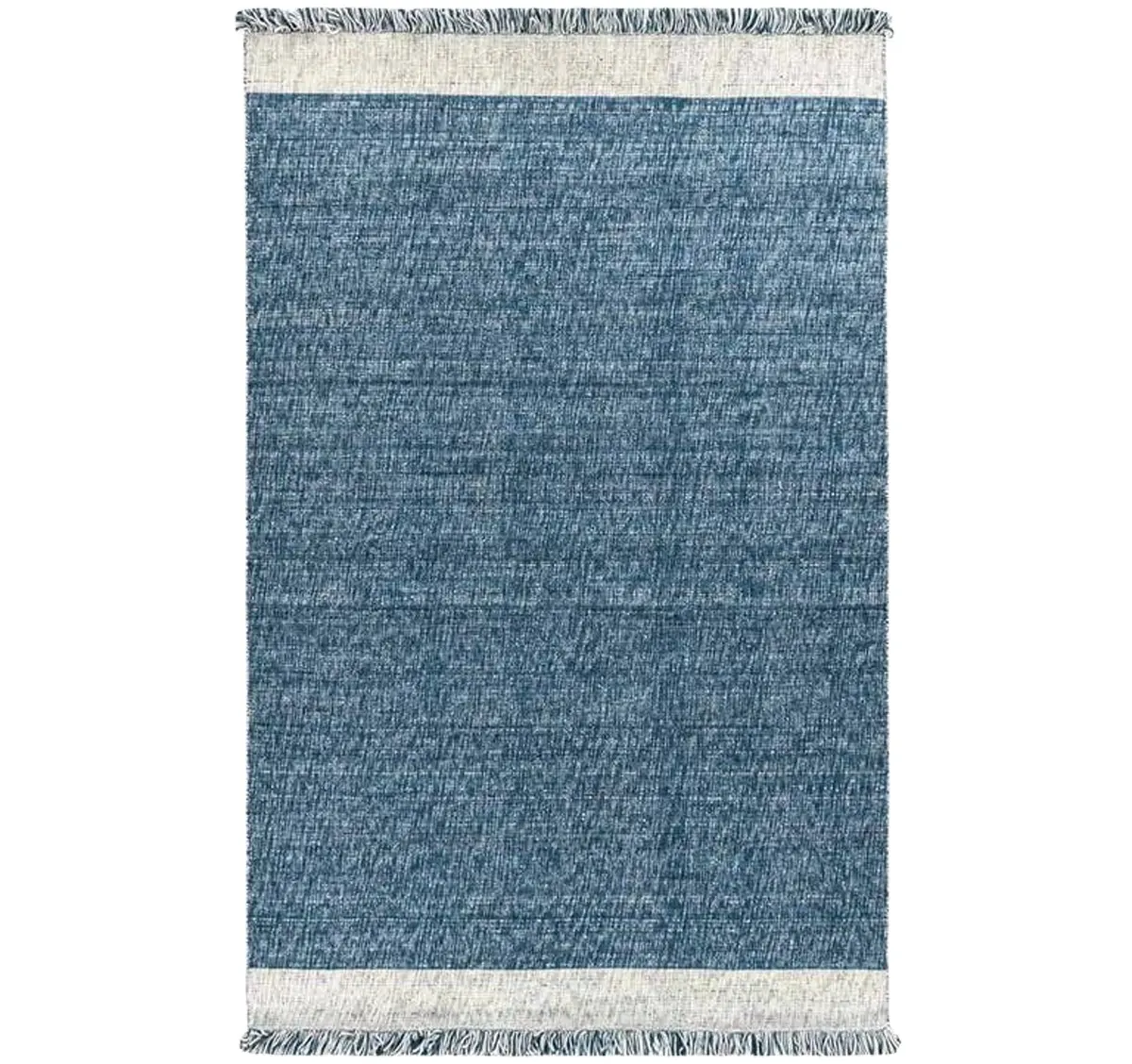 Alfombra antideslizante con textura vaquera Sea Sky, alfombra lavable de algodón suave, alfombra bordada de lujo para sala de estar y decoración del hogar