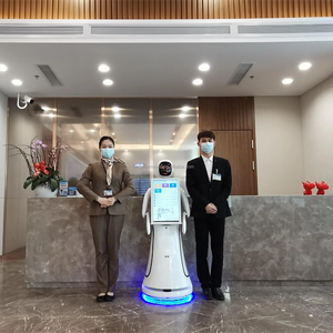 2025 широко используется AI Service Robot Добро пожаловать направляющий робот - Product Image 1