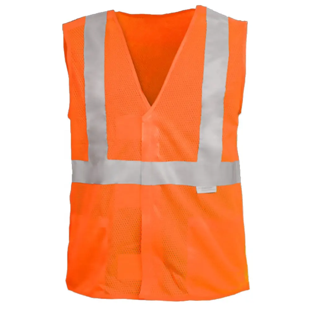 Hi Viz safety Vest factory supply Work Wear High Visibility CE certificated Reflective Safety Vest