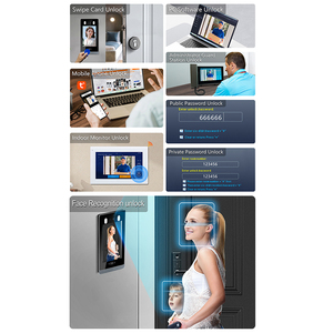 Ship Fast 8 Inch Tuya <strong>Wifi</strong> Wired Intercom Systems for Apartment Building Face Recognition Door Unlock Access Control System - Product Image 2