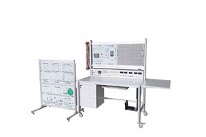 Controlador PLC y entrenador de accionamiento eléctrico Sistema de entrenamiento de automatización industrial modular Kits de equipos de laboratorio educativos