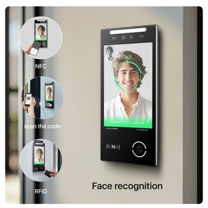 CoolCode FCV4905 Attendance Machine Linux AccessControl RGB&amp;Infrared Facial Recognition <strong>QR</strong> <strong>Code</strong> <strong>Reader</strong> NFC Scanner <strong>OEM</strong> ODM Reset - Product Image 3