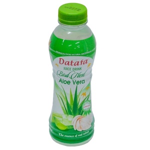 鳥の巣アロエベラドリンク12x500ml 500mlペットアロエジュゴピーチリアルパルプ付きDATAFA製造ソフトドリンクフルーツジュース - Product Image 1