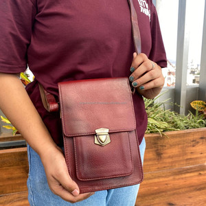 2024 yeni Vintage inek derisi erkekler çanta Buffalo gerçek deri Crossbody kadınlar için basit omuz çantası hakiki deri askılı çanta - Product Image 2