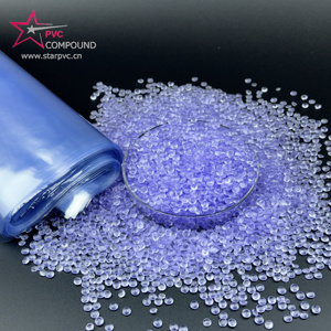 Şişe etiketi için baskılı PVC Shrink kollu için Transaperent PVC bileşik granülleri parçacık reçine - Product Image 4