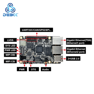 DEBIX Himbeer Pi 5 imx 93 industrielle Single-Board-Computer eingebettete Linux-Boards Ethos-U65 Micro-NPU-Linux-Entwicklungs board