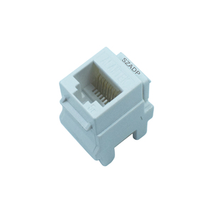 Cat5e/Cat6网络RJ45梯形插孔非屏蔽UTP 8P8C模块，用于带RJ45网络电缆的计算机电信部件 - Product Image 2