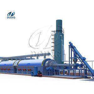 Rubber Pyrolysis Machines Scrap Tyres Rotary Pyrolysis Reactor to Gain <strong>Fuel</strong> <strong>Oil</strong> with High Efficiency Recycle Plastic - Product Image 2