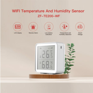 Tuya Smart Temperature <strong>Humidity</strong> Brightness <strong>Sensor</strong> Wireless Wi-Fi LED <strong>LCD</strong> <strong>Display</strong> Screen Works Smartlife App Made Durable Plastic - Product Image 4