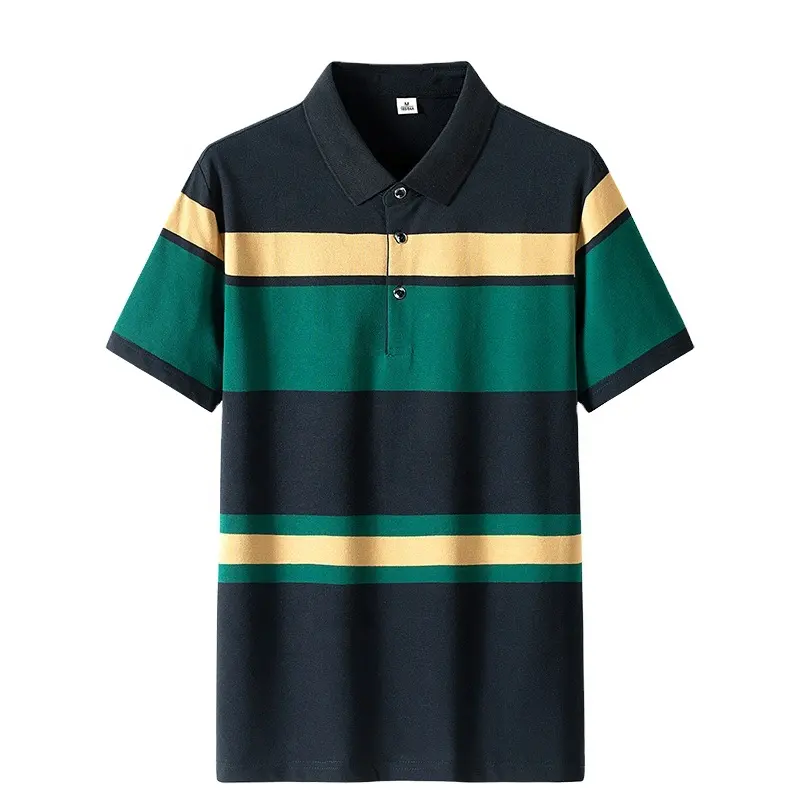 2024 di alta qualità degli uomini d'affari di marca Polo da uomo Golf Business cotone Polo T Shirt per gli uomini Polo classico