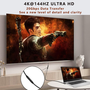 Lung Kay 2M Sạc <span class=keywords><strong>USB</strong></span>-C Mở Rộng 100W Pd 10Gbps Đồng Bộ Dữ Liệu 4K 60Hz HD Chiếu 180 Độ Right-Angle <span class=keywords><strong>USB</strong></span> 5A Nhanh Chóng Sạc - Product Image 3