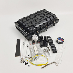 Aerial 96 Core Fiber Cable Closure 96f Horizontal Splice Joint Box with 3 <strong>Inputs</strong> and 3 <strong>Outputs</strong> - Product Image 5