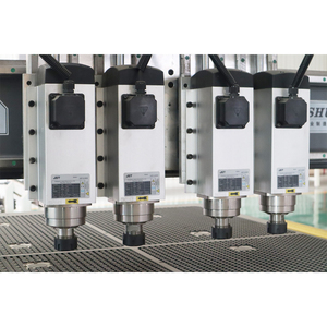 Calidad Superior 1530 Carrusel 3 ejes 3D Madera Acrílica MDF CNC Router Dispositivo rotativo 5KW Max Power 5 Servomotor 3 Syntec Control - Product Image 5