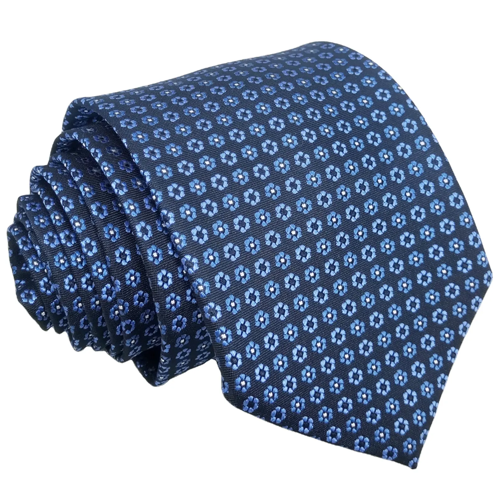 Tie High Quality Mens Tie Necktie Custom Wholesale Personalized Indian Silk Polyester Necktie Fabric Woven Neck Ties For Unisex