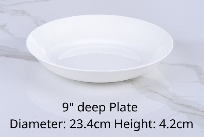 9-inch deep Plate