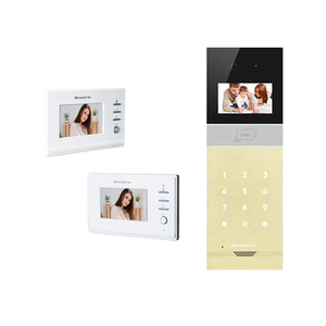 Intercomunicador IP HD Android 4,3 de 720 pulgadas, sistema de intercomunicación de vídeo para varios apartamentos, reconocimiento facial, aplicación Tuya, desbloqueo remoto y Monitor - Product Image 5
