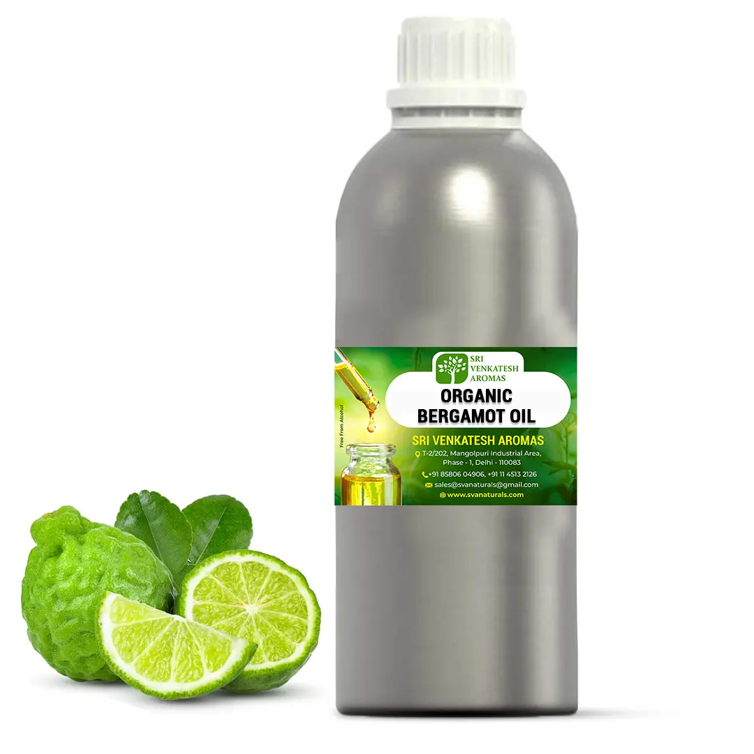 El mejor producto para siempre Aceite esencial de bergamota orgánico de Sri Venkatesh Aromas