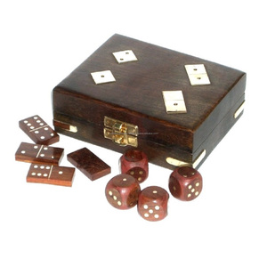 2022新到芒果手工木制多棋盘游戏家庭儿童室内和室外游戏 - Product Image 1