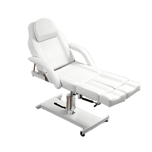 <strong>Multi</strong> <strong>Functional</strong> Base Curved Treatment Manual Cosmetics Bed Beauty Salon Hydraulic Beauty Chair Bed Foot Rest - Product Image 4