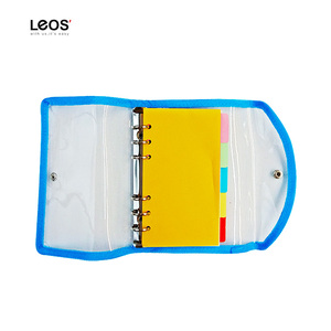 Custom A6 Clear Plastic Cover School Office Binder Refillable Notepad Custom Journal <strong>Notebook</strong> - Product Image 2