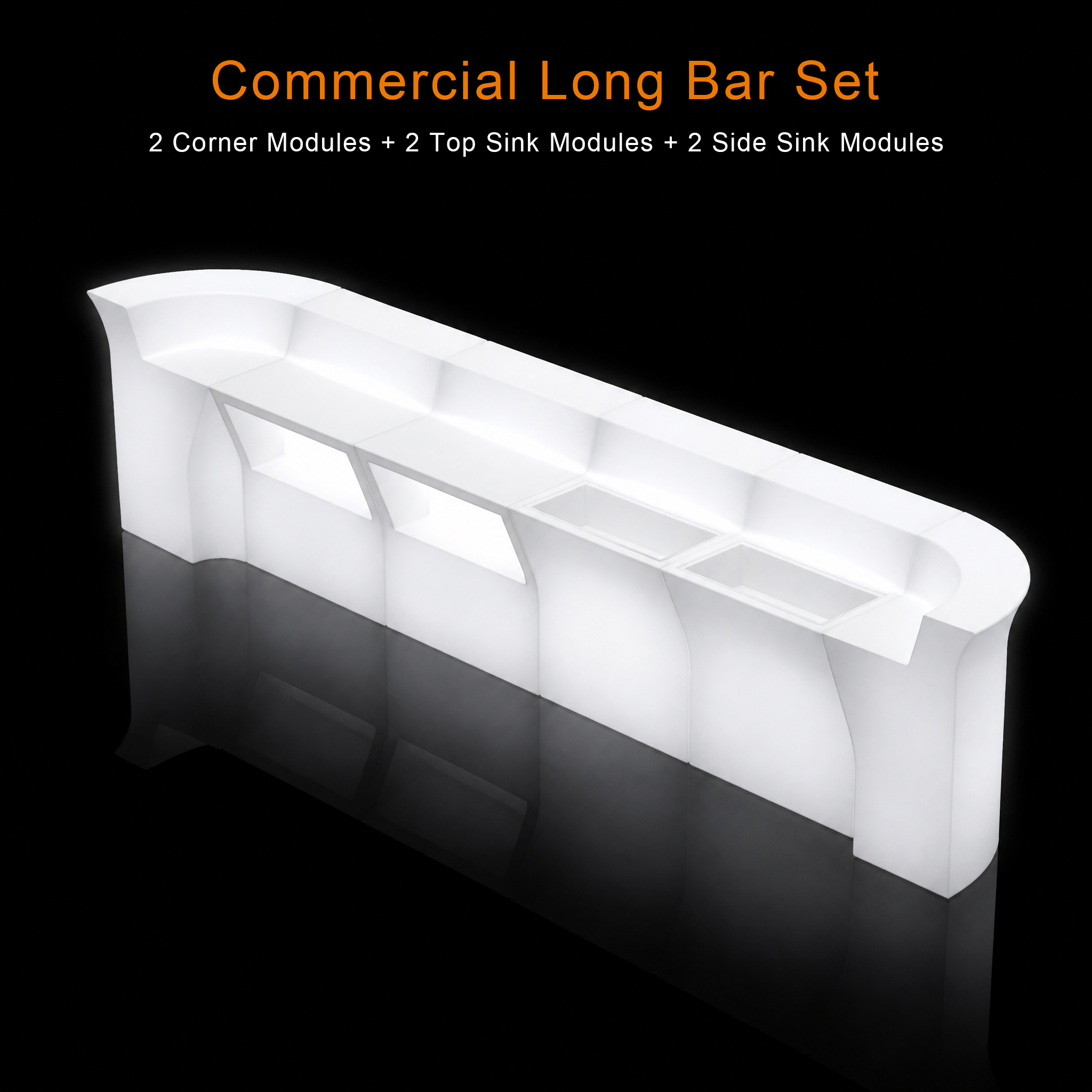 Commercial Long Bar Set