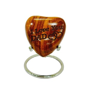 Rosewood tim lưu niệm urn cho Ashe hỏa Táng urn cho chết vẫn còn cống nạp cho cha của bạn hoàn hảo cho tình yêu một với khắc hộp - Product Image 1